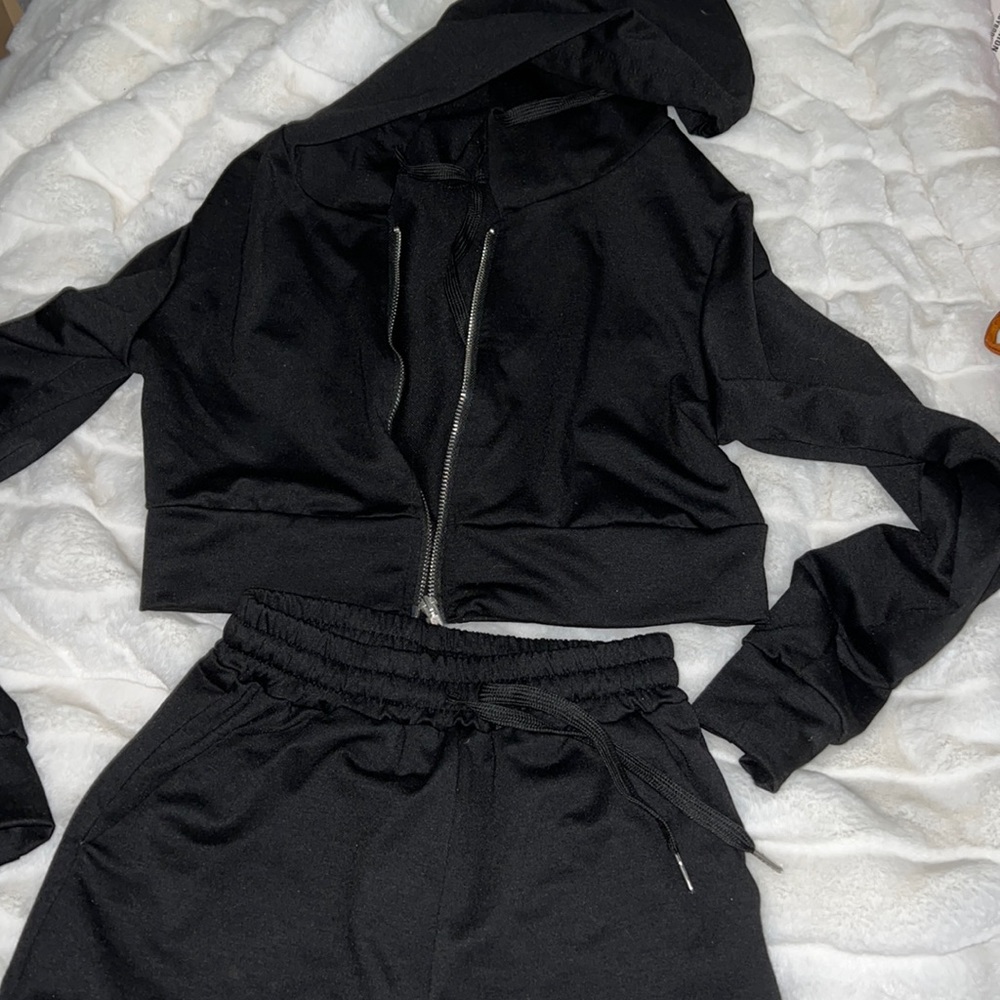 Black Sweater Set